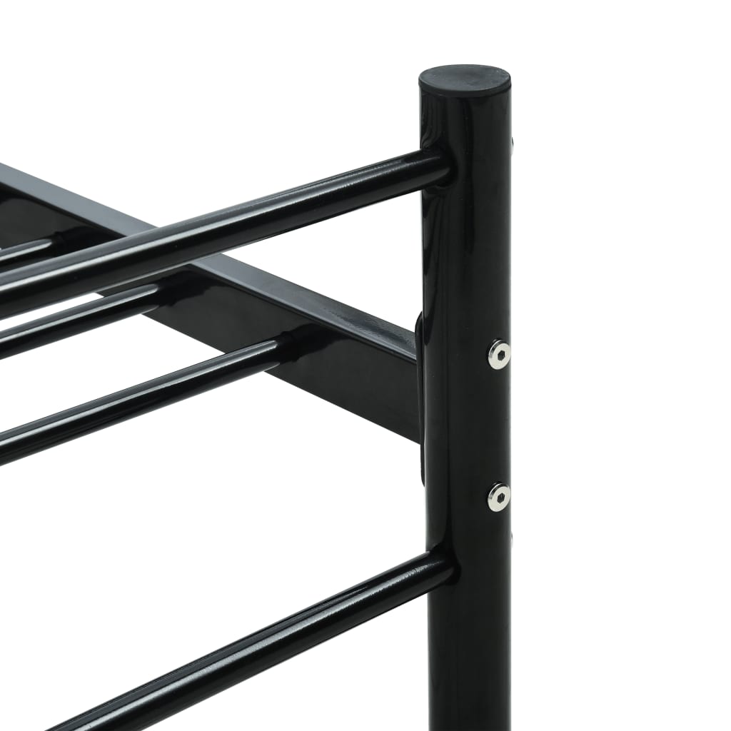 Sengeramme svart metall 180x200 cm