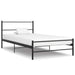 Sengeramme svart metall 90x200 cm