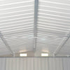 Hageskur grønn 257x990x181 cm galvanisert stål