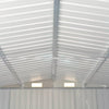 Hageskur antrasitt 257x990x181 cm galvanisert stål