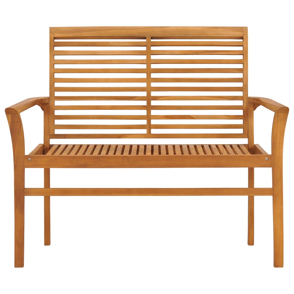 Hagebenk 112 cm heltre teak