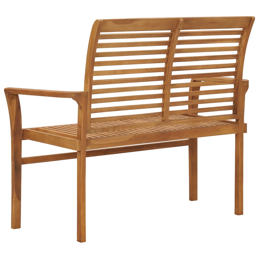 Hagebenk 112 cm heltre teak