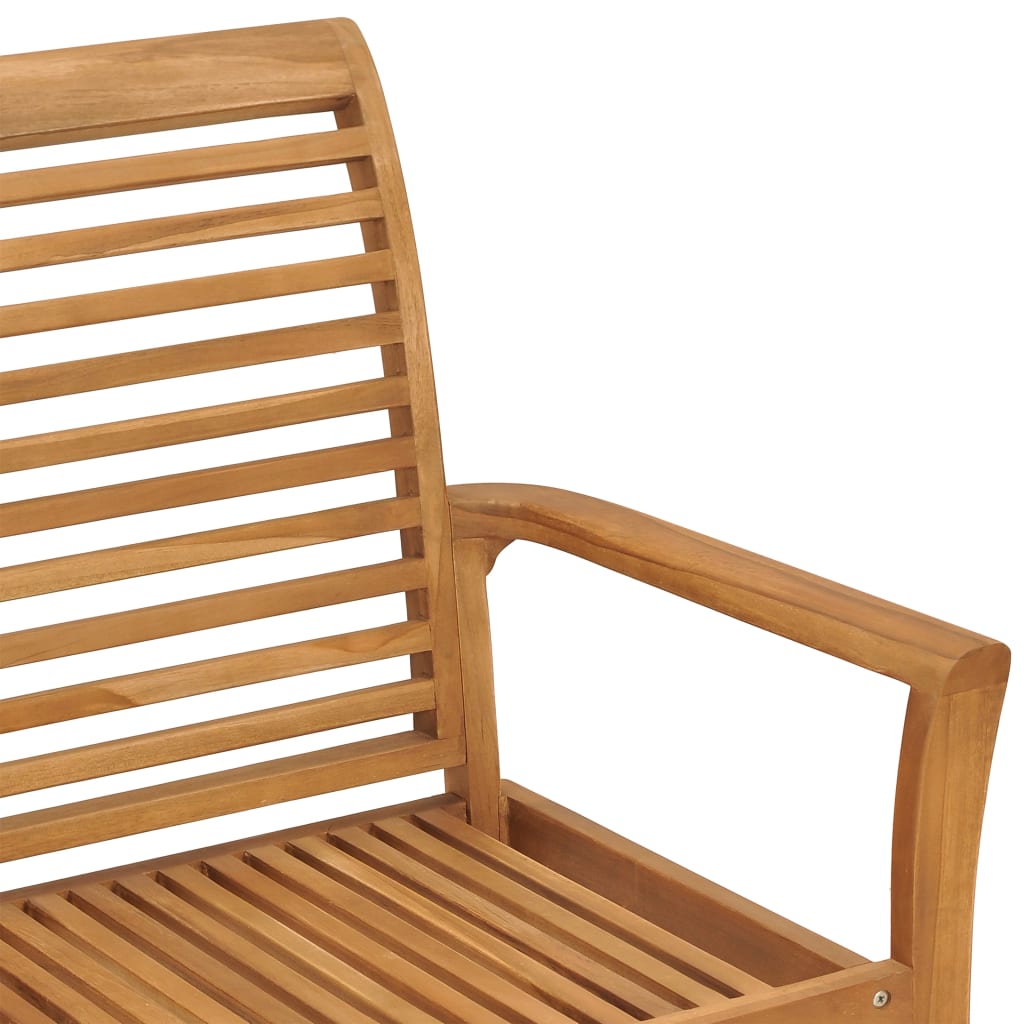 Hagebenk 112 cm heltre teak