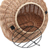 Kurvhule for katter 45x35x35 cm naturlig selje