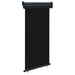 Sidemarkise for balkong 100x250 cm svart