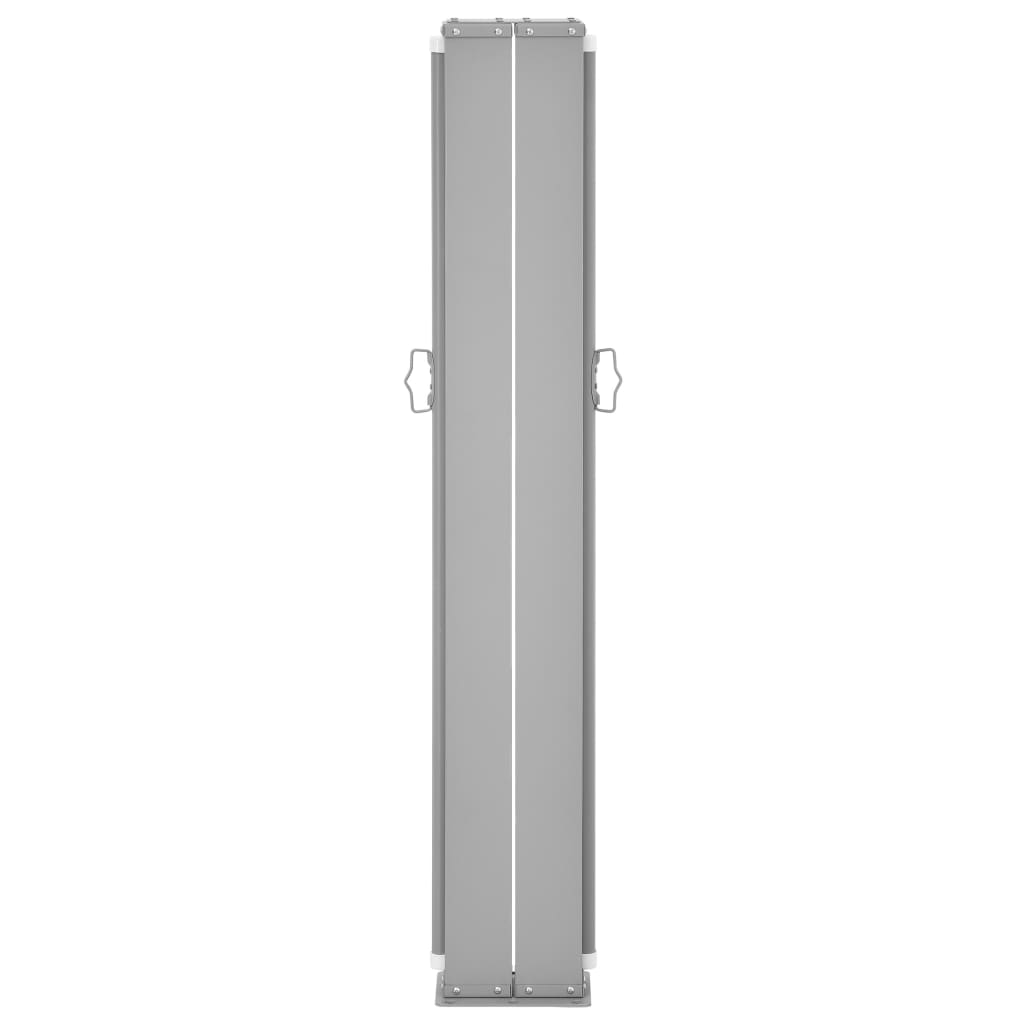 Uttrekkbar sidemarkise 120x600 cm rød
