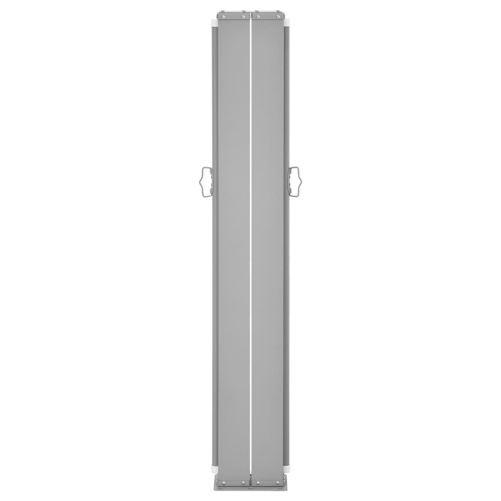 Uttrekkbar sidemarkise 170x600 cm rød