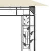 Paviljong med myggnett 6x3x2,73 m kremhvit
