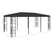 Paviljong 3x6 m antrasitt