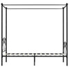 Himmelsengeramme svart metall 90x200 cm