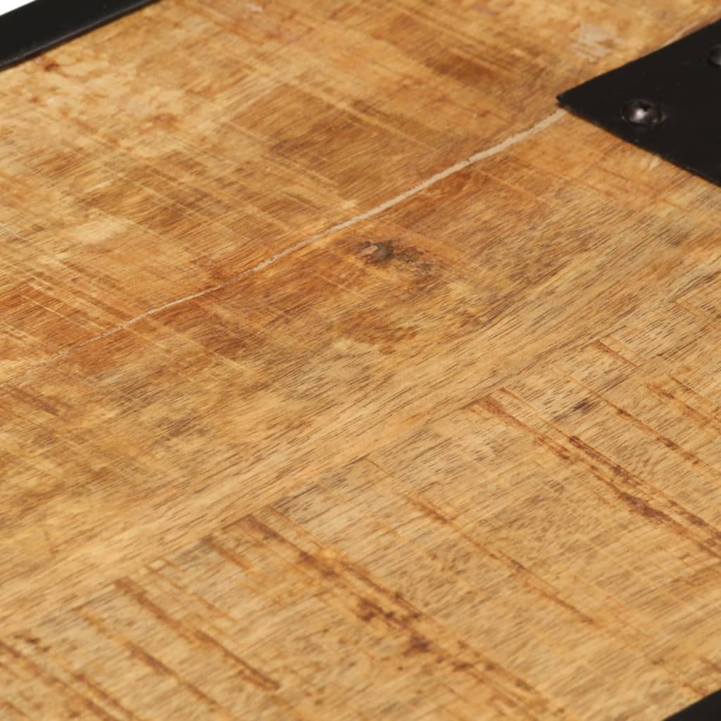 Nattbord 43x30x51 cm grov heltre mango