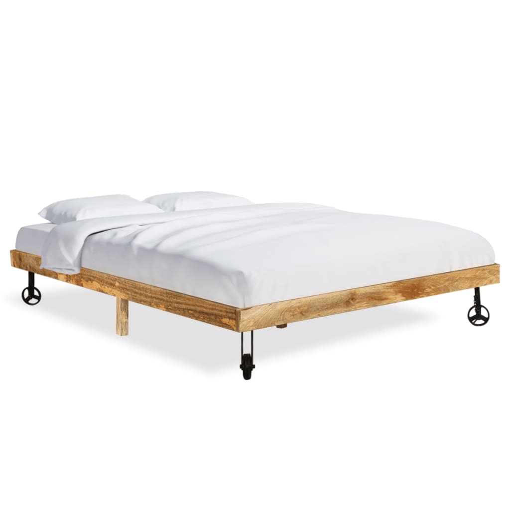 Sengeramme heltre mango 200x200 cm