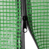 Drivhus med hyller stål 143x143x195 cm