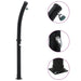 Soloppvarmet dusj svart 214 cm 20 L