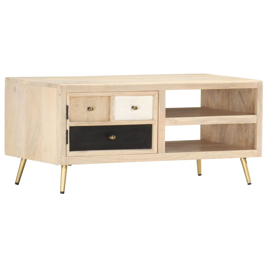 Salongbord 90x45x40 cm heltre mango