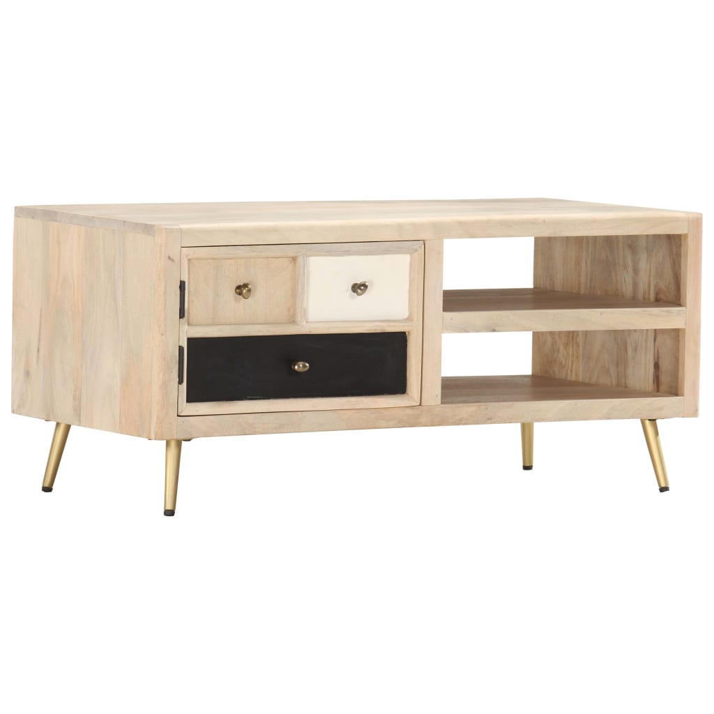 Salongbord 90x45x40 cm heltre mango