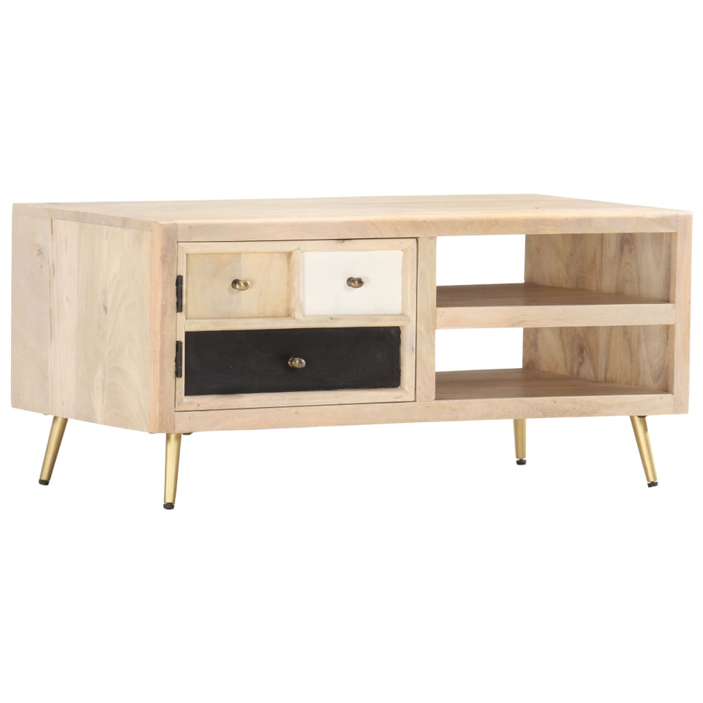 Salongbord 90x45x40 cm heltre mango