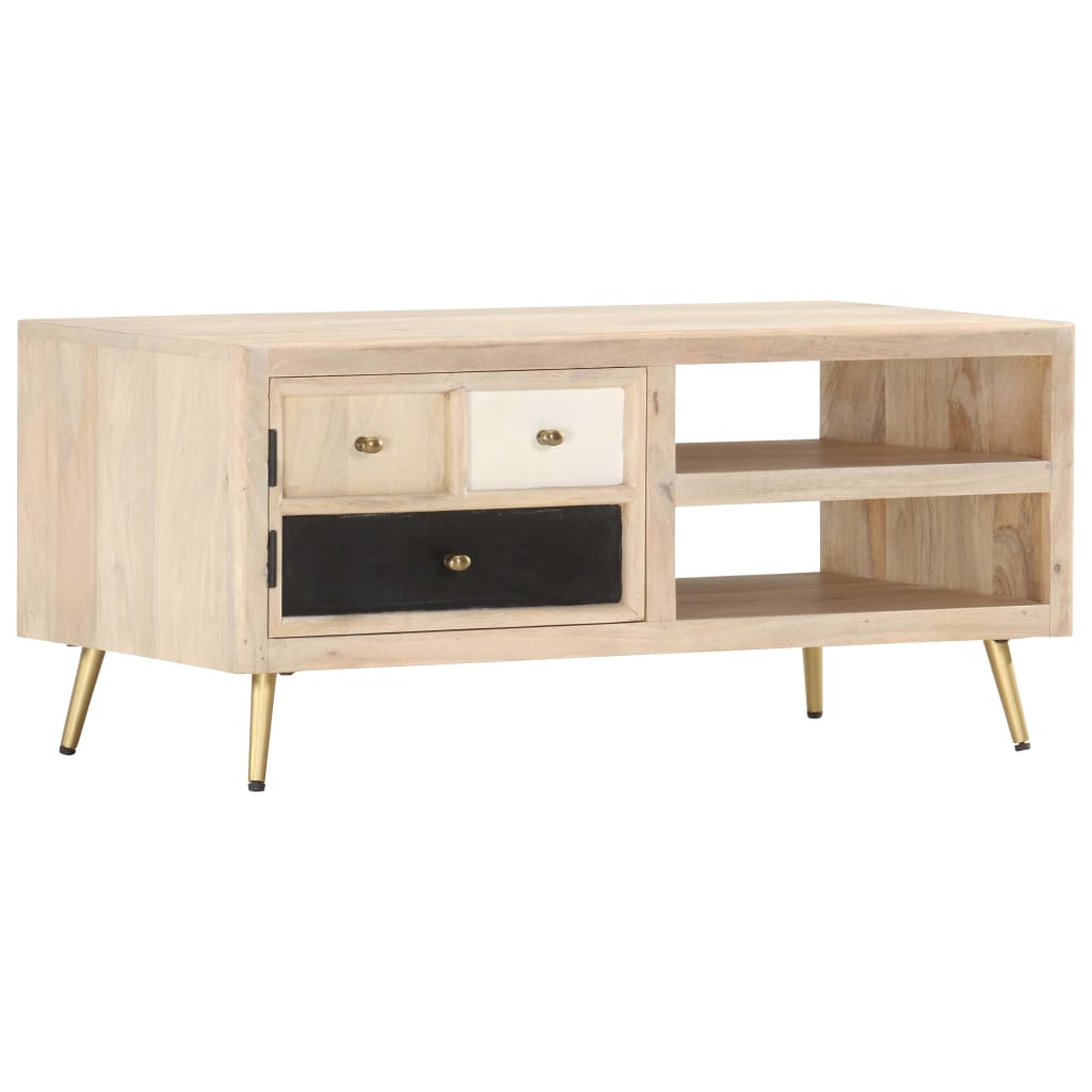 Salongbord 90x45x40 cm heltre mango