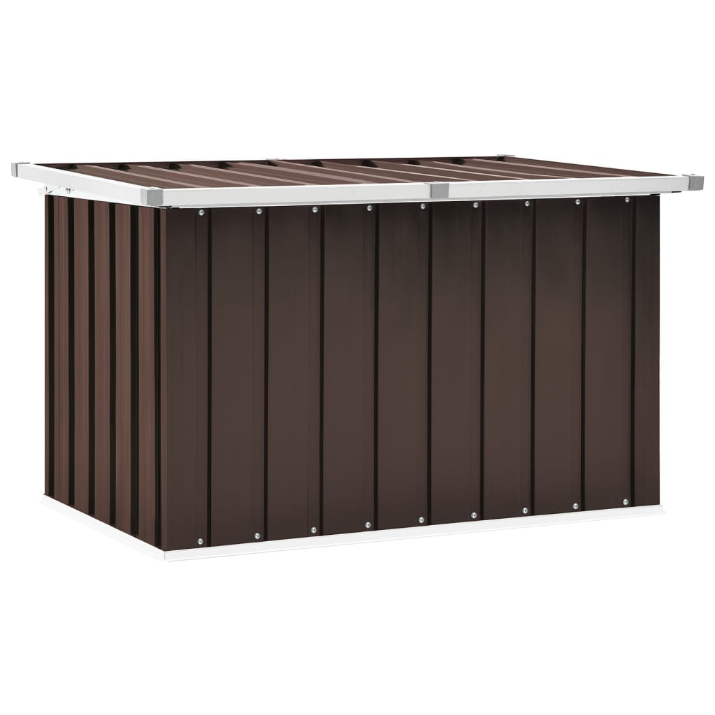 Oppbevaringsboks for hagen brun 109x67x65 cm