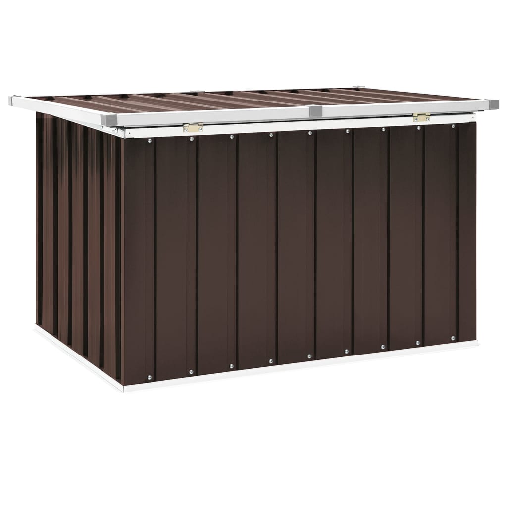 Oppbevaringsboks for hagen brun 109x67x65 cm