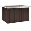 Oppbevaringsboks for hagen brun 109x67x65 cm