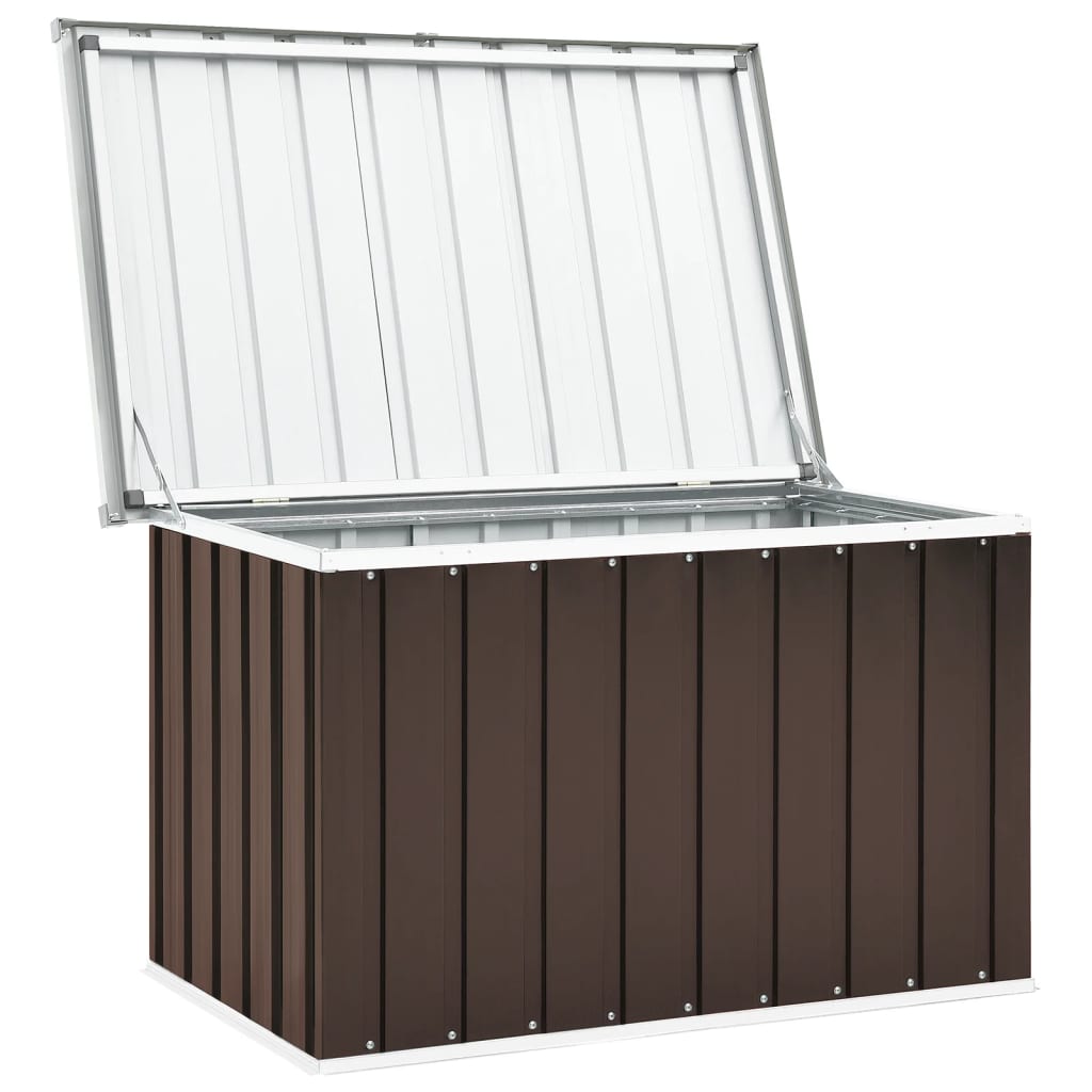 Oppbevaringsboks for hagen brun 109x67x65 cm