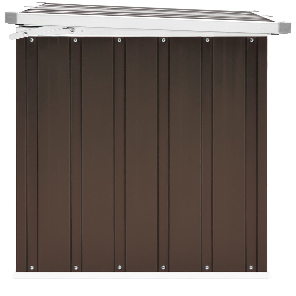 Oppbevaringsboks for hagen brun 109x67x65 cm