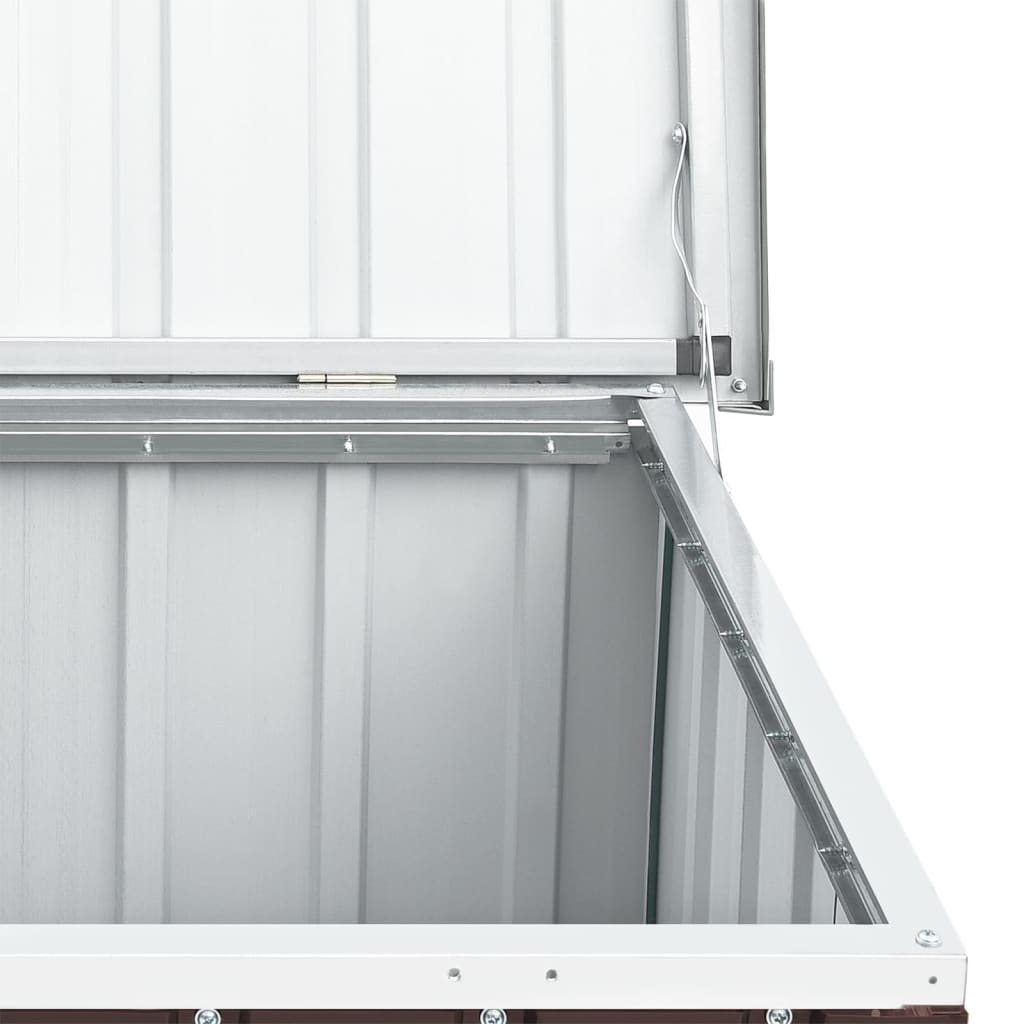 Oppbevaringsboks for hagen brun 109x67x65 cm