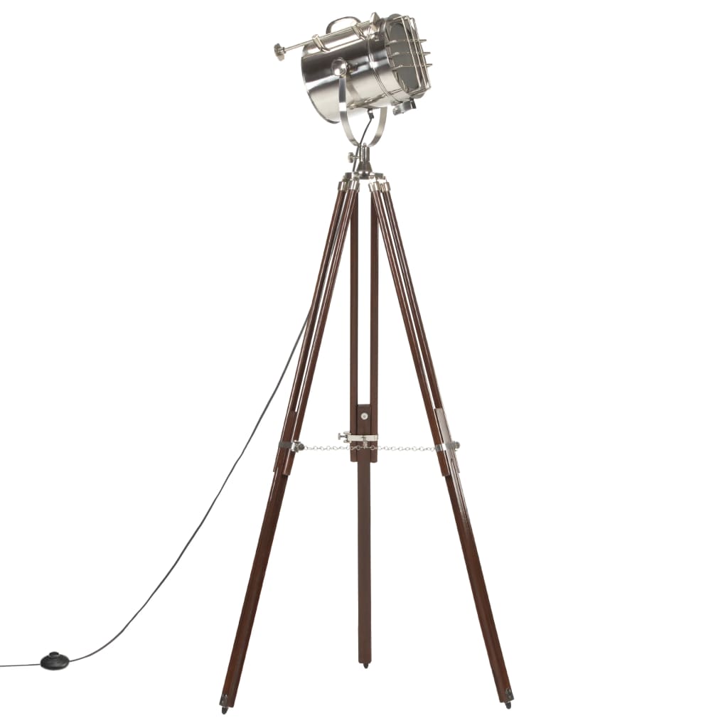 Gulvlampe med stativ heltre mango 180 cm