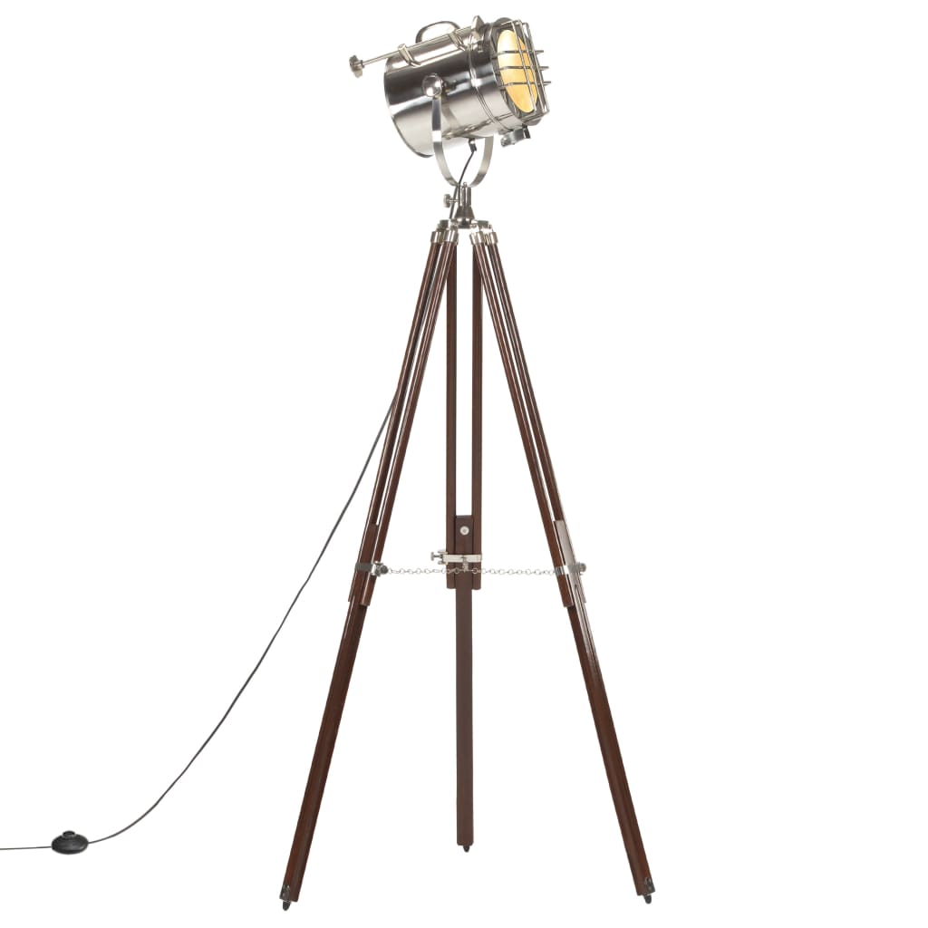 Gulvlampe med stativ heltre mango 180 cm