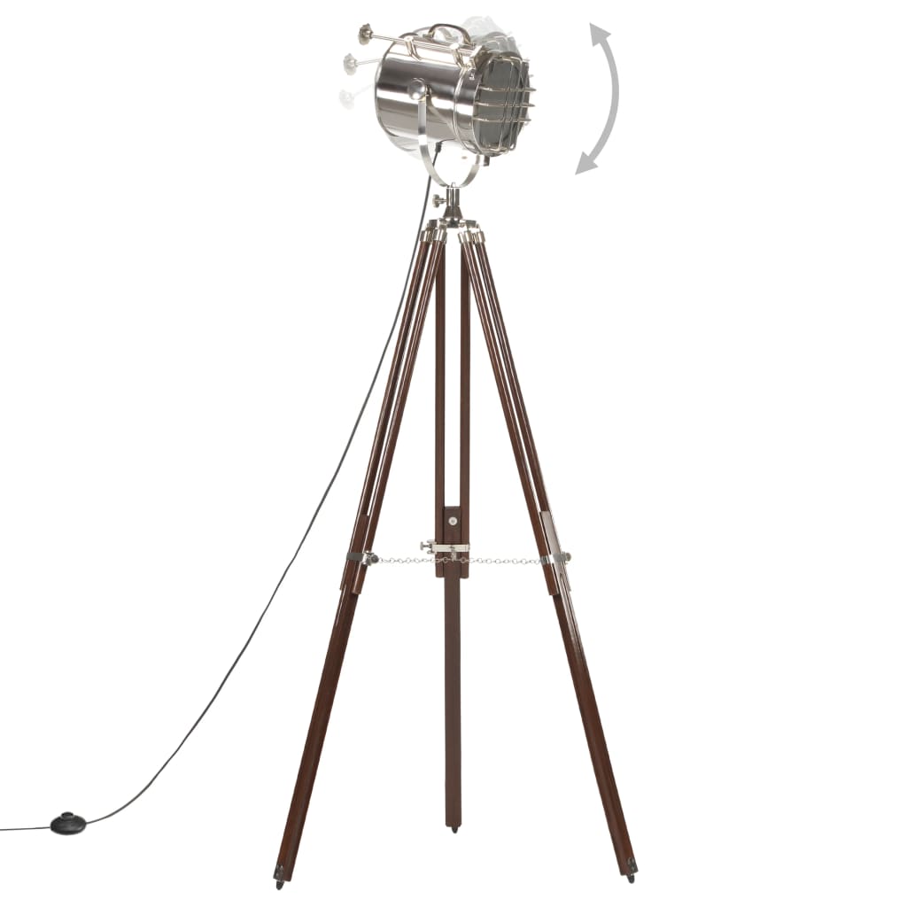 Gulvlampe med stativ heltre mango 180 cm