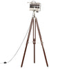 Gulvlampe med stativ heltre mango 180 cm