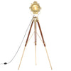 Gulvlampe med stativ heltre mango 193 cm