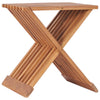 Sammenleggbar krakk 40x32x45 cm heltre teak