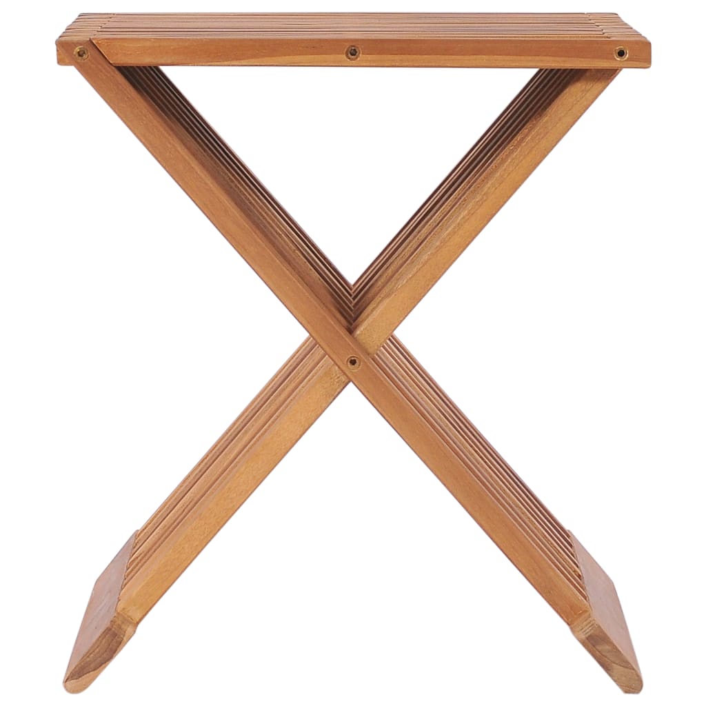 Sammenleggbar krakk 40x32x45 cm heltre teak