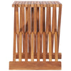 Sammenleggbar krakk 40x32x45 cm heltre teak