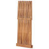 Sammenleggbar krakk 40x32x45 cm heltre teak