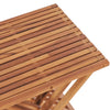 Sammenleggbar krakk 40x32x45 cm heltre teak