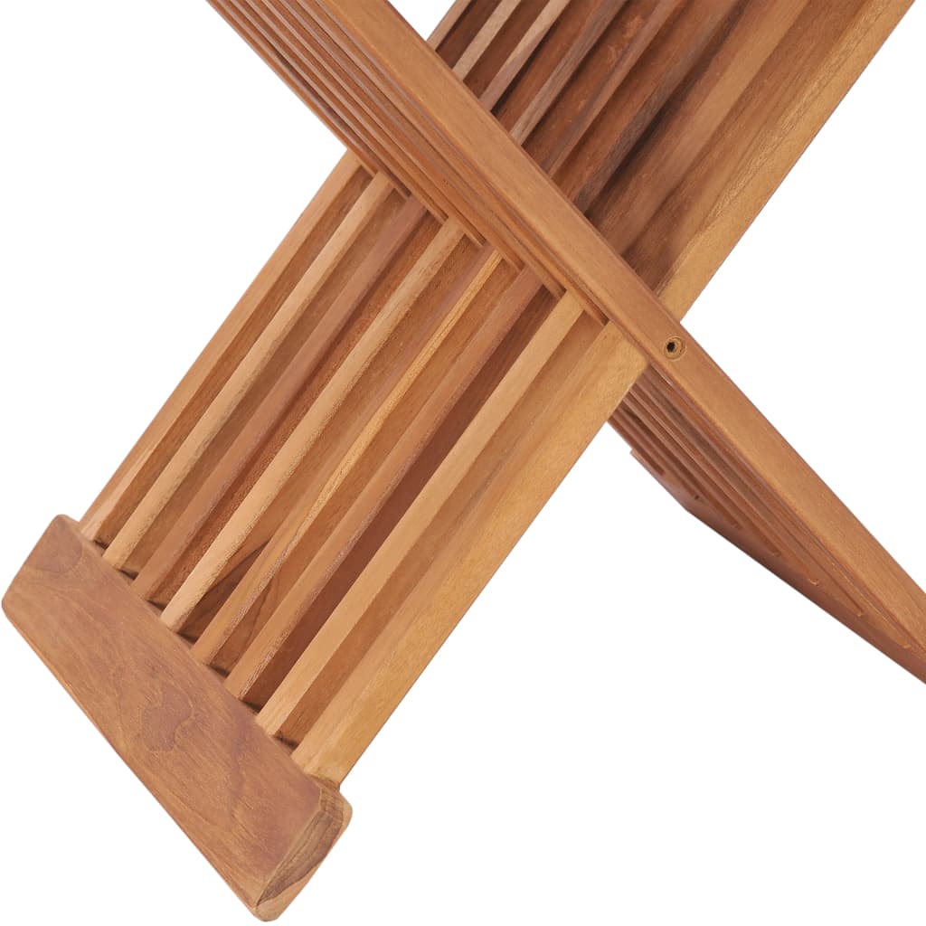 Sammenleggbar krakk 40x32x45 cm heltre teak