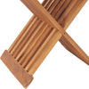 Sammenleggbar krakk 40x32x45 cm heltre teak