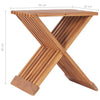 Sammenleggbar krakk 40x32x45 cm heltre teak