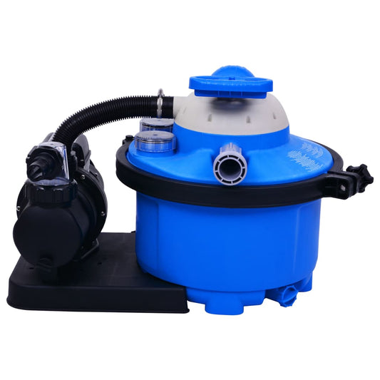 Sandfilterpumpe med timer 450 W 25 L