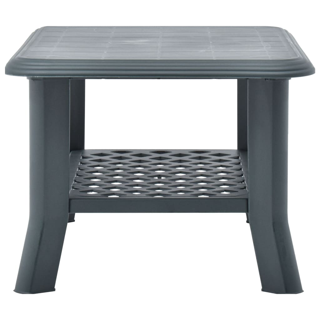 Salongbord grønn 90x60x46 cm plast