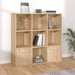 Bokhylle sonoma eik 98x30x98 cm konstruert tre