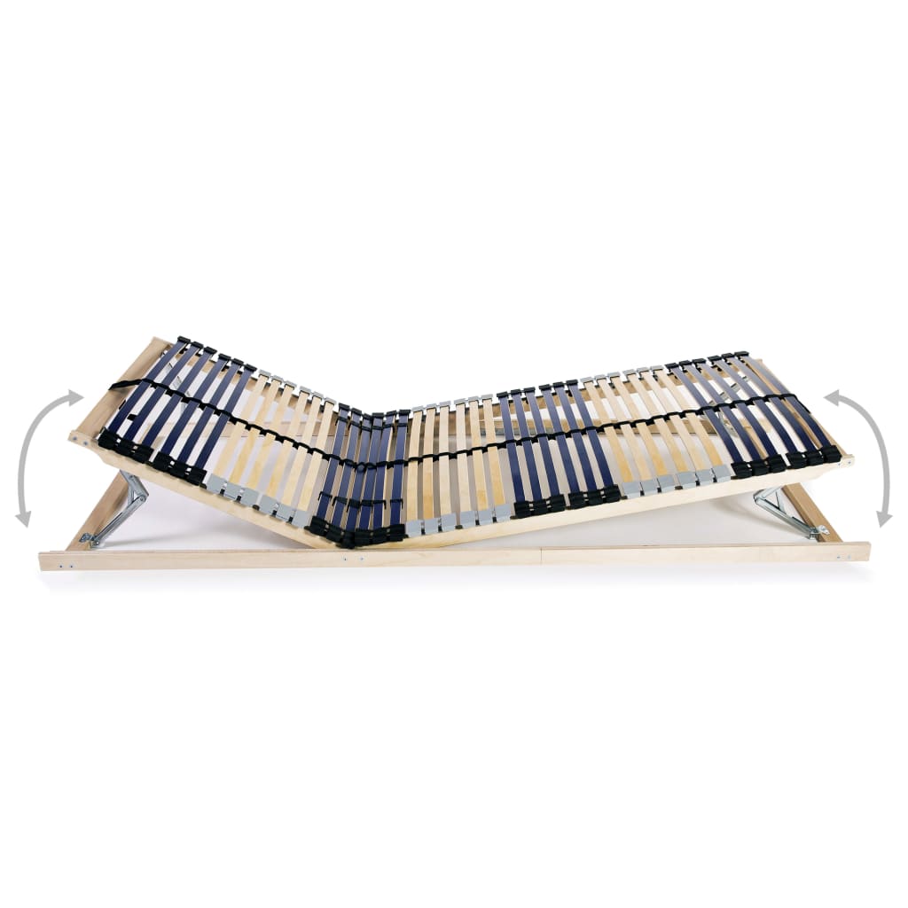 Spilebaser 2 stk med 42 lameller 7 soner 80x200 cm