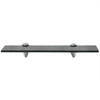 Flytende hyller 2 stk glass 40x10 cm 8 mm