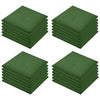 Fallunderlag 24 stk gummi 50x50x3 cm grønn