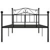 Sengeramme svart metall 90x200 cm
