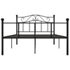 Sengeramme svart metall 120x200 cm