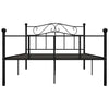 Sengeramme svart metall 140x200 cm
